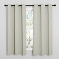 NICETOWN Bone White Room Darkening Curtains by NICETOWN