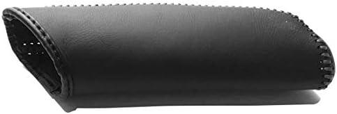 Loncky Black Genuine Leather Handbrake Cover - Image 3