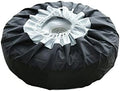 Car Black Sliver 13-19'', 17-22'' Spare Tire Tyre Wheel Cover Bag by EKDJKK