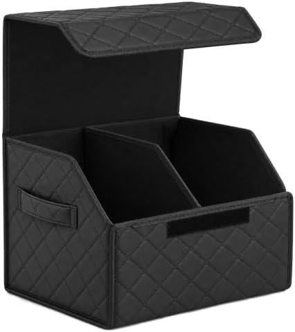 Leather Car Trunk Organizer by TENLBYC