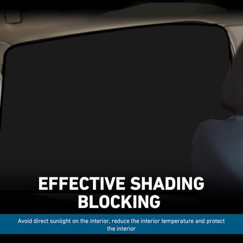 4 PCS Car Side Window Sun Shades, Sun Protection & Heat Blocking Shade - Image 3