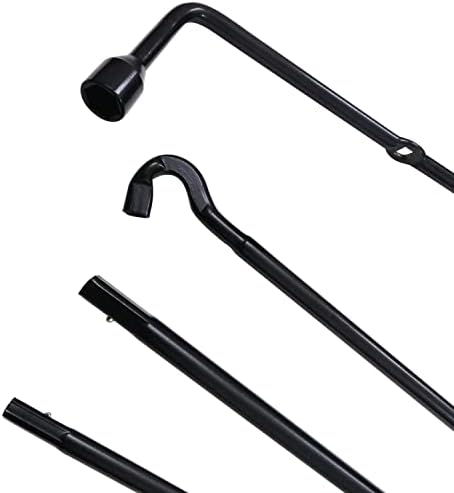 Spare Tire Lug Wrench Tool Kit Set Replacement Fit - Image 3