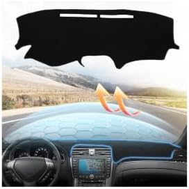 Cartist Black Dash Cover for 2004-2008 Acura TL Dashboard Cover Mats by cartist