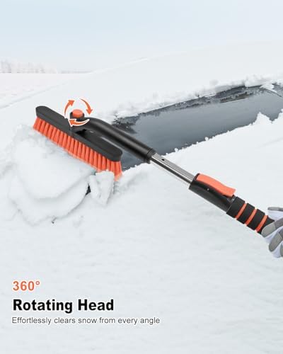 SEAAES Ice Scraper with Snow Brush, Snow Removal - Image 5