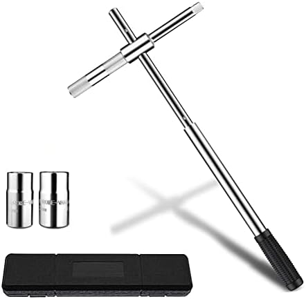23" Universal Extended Lug Wrench, 4 Way Tire Iron Nut Wrench Set by LEJOSTOL