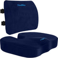 CloudBliss Ergonomic Seat Cushion & Lumbar Support Pillow Set by CloudBliss