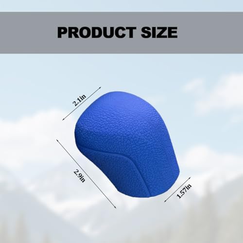 Car Gear Shift Knob Cover, Comfortable Silicone Anti-Skid Vehicle Shifter Stick - Image 2