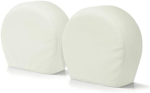 Explore Land Tire Covers 2 Pack Fit Tire Diameters 26-28.75 inch, Off White by ExploreLand