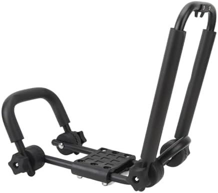 2pcs Kayak Roof Rack Universal Folding Adjustable Canoe Car Top Carrier - Image 2