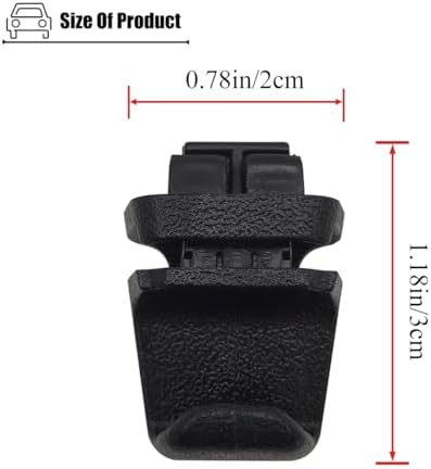 2PCS Rear Door Curtain Hooks Fit - Image 2