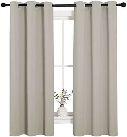 NICETOWN Natural Room Darkening Curtains - Image 2