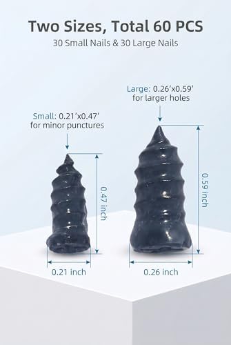 63 PCS Tire Repair Rubber Nails Kit - Image 2