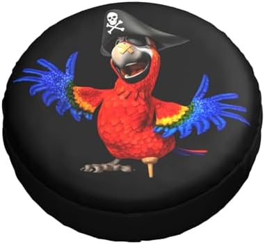 Parrot Pirate Spare Tire Cover Waterproof Sun Protection Fit 15 Inches - Image 3