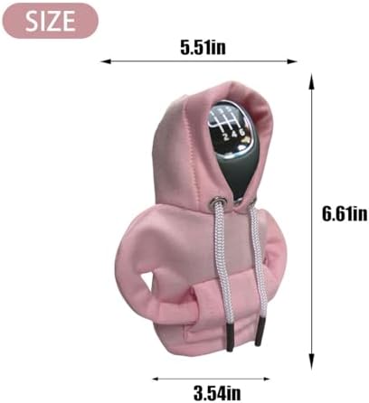 JOYCOURT Car Gear Shift Hoodie Auto Shifter Knob Cover - Image 2