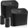 Accmor Car Trash Can with Lid, Mini Auto Dustbin Garbage Organizer Holder 2 by Accmor