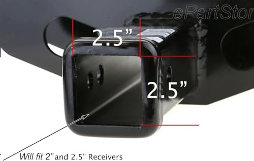 2.5" Blank Metal Hitch Cover - Image 3