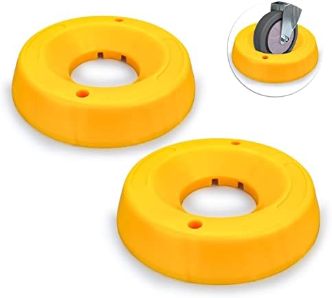 HOXWELL 2 Pcs Wheel Dock for Trailer Tongue Jack, Heavy Duty Wheel Dock for by HOXWELL