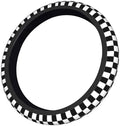 Checkerboard Steering Wheel Cover, Checkerboard Race Soft Breathable Neoprene by Qilerongrong