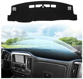 Cartist Black Dash Cover for 2014-2018 Chevrolet Chevy Silverado/GMC Sierra by cartist