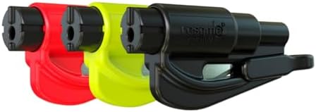 resqme The Original Emergency Keychain Car Escape Tool, 2-in-1 Seatbelt Cutter by resqmeInc