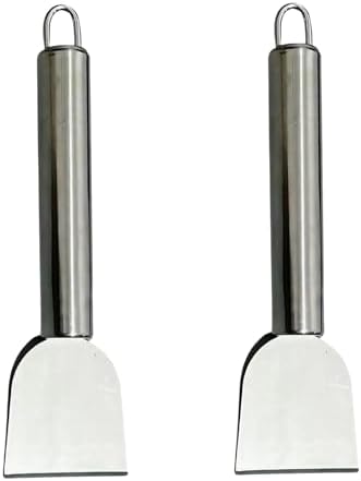 Stainless Steel Kitchen Ice Scraper, 2 Pack Multipurpose Freezer Defrosting by Unknown