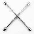 14" Cross 4 Way Lug Wrench for Car, Heavy Duty Tire Lug Nut Wrench by Unknown