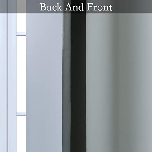 SimpleHome Ombre Curtains Grey to Grey White - Image 6