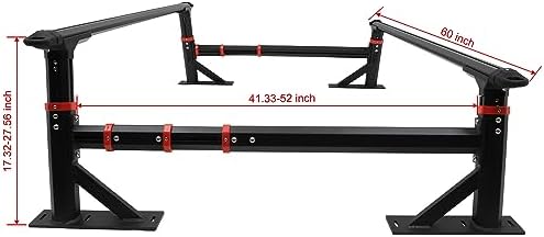 SCITOO Bed Rack Tacoma Cargo Carrier Cargo Rack System Compatible - Image 5