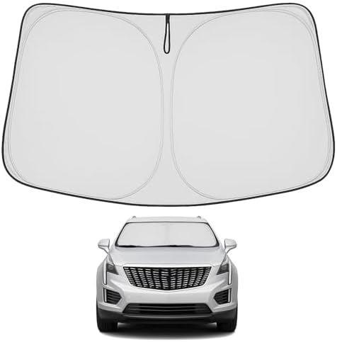 Proadsy Custom Fit 2017-2026 Cadillac XT5 Windshield Sun Shade, Blocks Heat by Proadsy