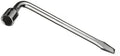 17mm Car Spare Tire Wrench, L-type Hexagon Slotted End Socket Repair Tool Car by Zeromall