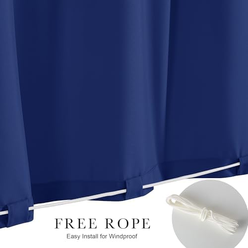 NICETOWN Canvas Rod-Free Outdoor Curtains - Image 4
