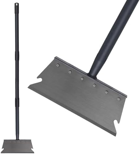 Garden Cleaning Shovel, Ice Scraper, 59 Inch Adjustable Handle Heavy Duty by Gingull