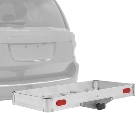 Elevate Aluminum Cargo Carrier, 500 lb, Folding Hitch Rack by ElevateOutdoor