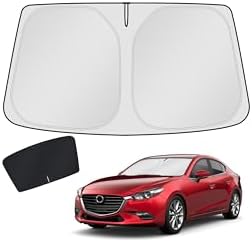 KUST Windshield Sun Shade for Mazda 3 2014 2015 2016 2017 2018 Mazda3 by KUST