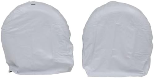 Camco 45322 Vinyl RV Wheel & Tire Protector, 1 Pair by Camco