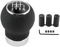 ZIMISI 6-Speed Car Shift Knob, Leather Shift Knob Lever Kit, Automatic or by Unknown