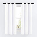 NICETOWN Pure White Light Blocking Curtains by NICETOWN