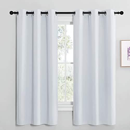 NICETOWN Greyish White Blackout Curtains by NICETOWN