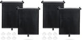 Sfee Car Window Shade for Side Windows, 4 Pack Sun Shade Retractable for Car by Sfee