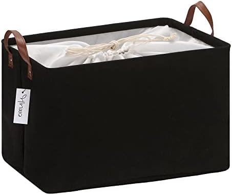Hinwo 31L Large Canvas Storage Bin by Hinwo