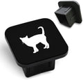 Cat Towing Cover White and Black Dog Cute Kitten Animal Sturdy Rubber Tow Hitch by Unknown
