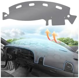CARTIST Gray Dash Cover for 1998-2001 Dodge Ram Dashboard Cover Mat by cartist