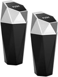 Ginsco Car Trash Can with Lid, Cup Holder Garbage Can by Ginsco