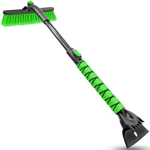 HEEYA Snow Brush for Car, Extendable Ice Scraper by HEEYA