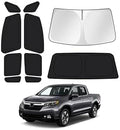 Canvcle Window Shades for 2017-2026 Honda Ridgeline Accessories Windshield Sun by Canvcle