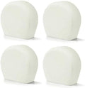 Explore Land Tire Covers 4 Pack Fit Tire Diameters 23-25.75 inch, Off White by ExploreLand