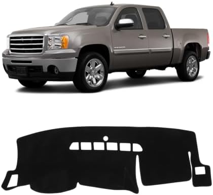 FIILINES Black Dash Cover for 2007-2013 Chevy Silverado/Avalanche/GMC Sierra by FIILINESBuyNow