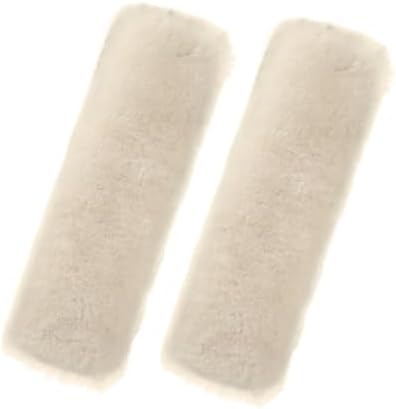 Andalus Genuine Sheepskin Car Seat Belt Cover Pad – Soft Fuzzy, Comfy Fluffy by AndalusBrand