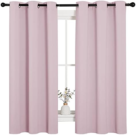 NICETOWN Baby Pink Blackout Curtains by NICETOWN