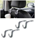 4PCS Car Seat Headrest Hook, Auto Interior Backseat Storage Hook Holder by Guilcam